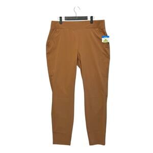 Columbia Anytime Slim Pull On Pant NWT Women's Sz L Tan Gorpcore Casual Everyday